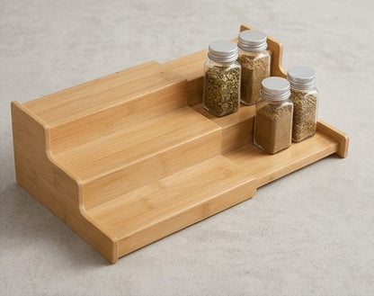 Pastel Pulse™ Tiered Bamboo Organiser