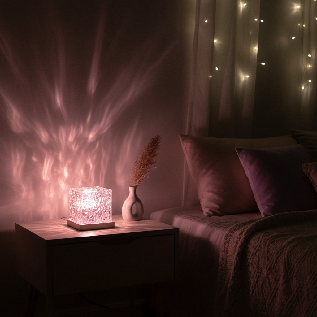 Crystal Lamp Dark Ambiance