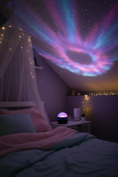 Realistic Aurora Projection Light