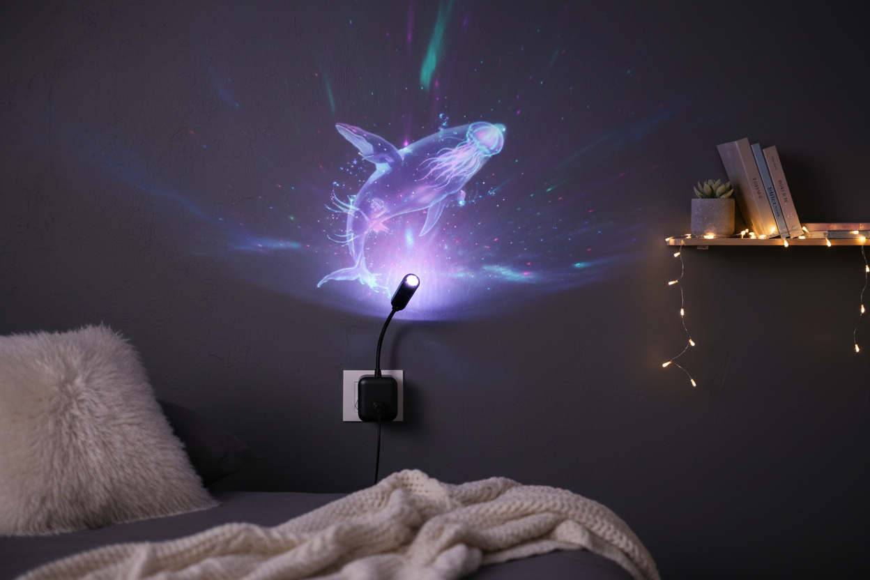 USB Projector Night Light – Lifestyle Shot